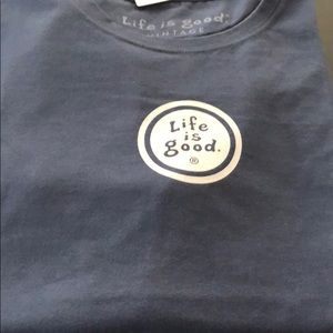 NWT LIFE IS GOOD TEE